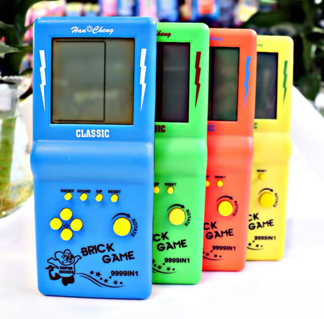 Handheld Retro console for nostalgic video games. Games we all play!