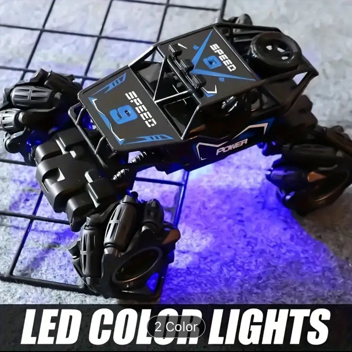 ALL-TERRAIN RC TRUCK WITH REAL LED LIGHTS