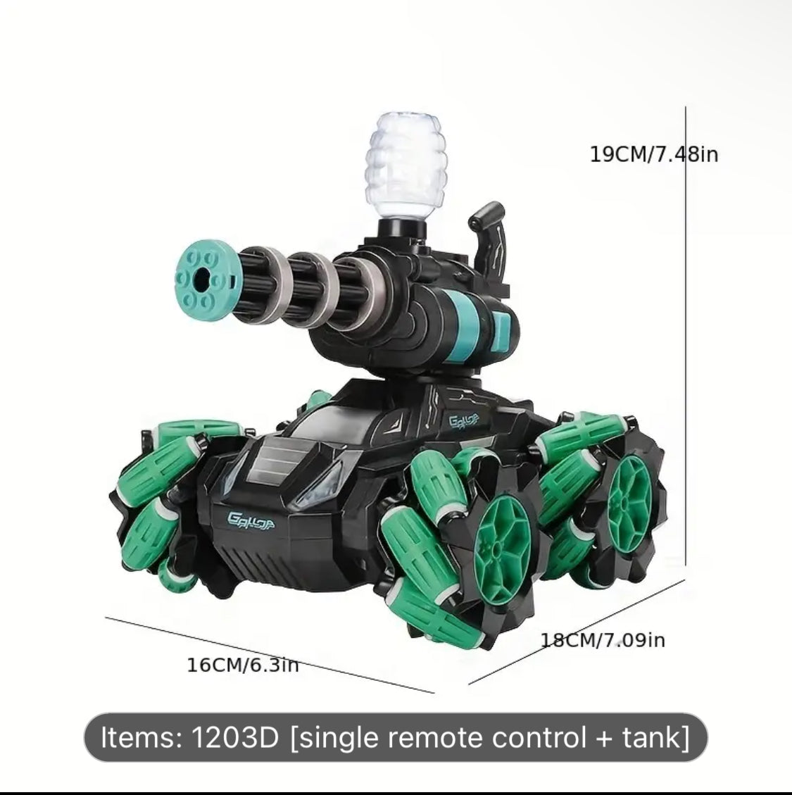 REMOTE CONTROL TOY TANK WITH HAND MOTION SENSOR