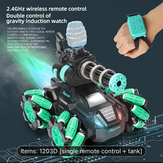 REMOTE CONTROL TOY TANK WITH HAND MOTION SENSOR